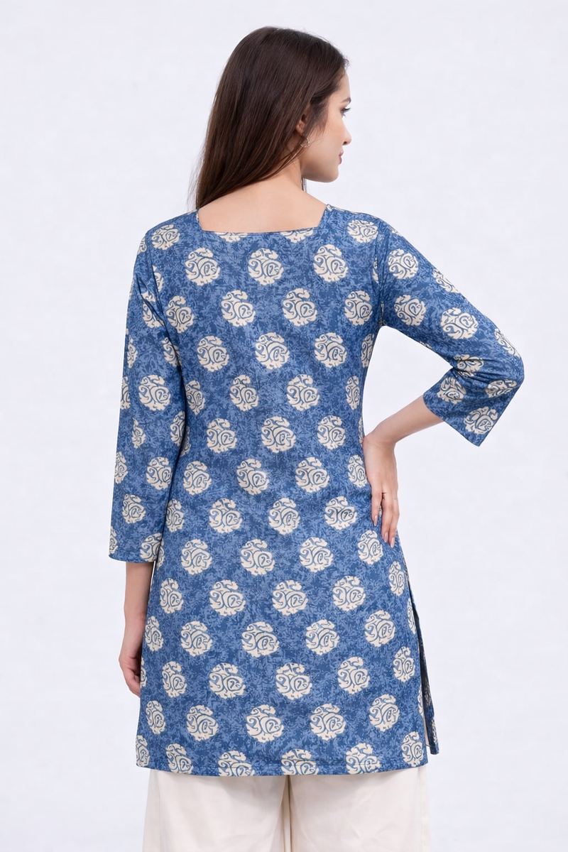 Ethnic Printed Cotton Kurti
