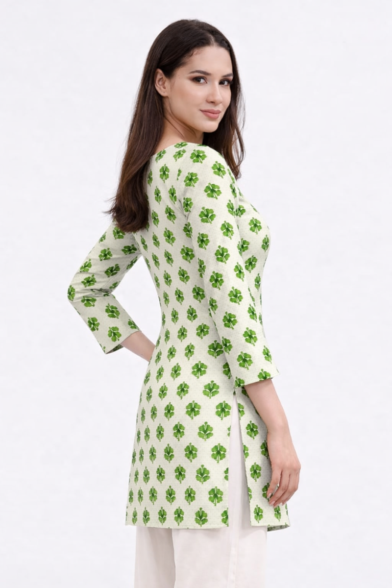 Ethnic Printed Cotton Kurti