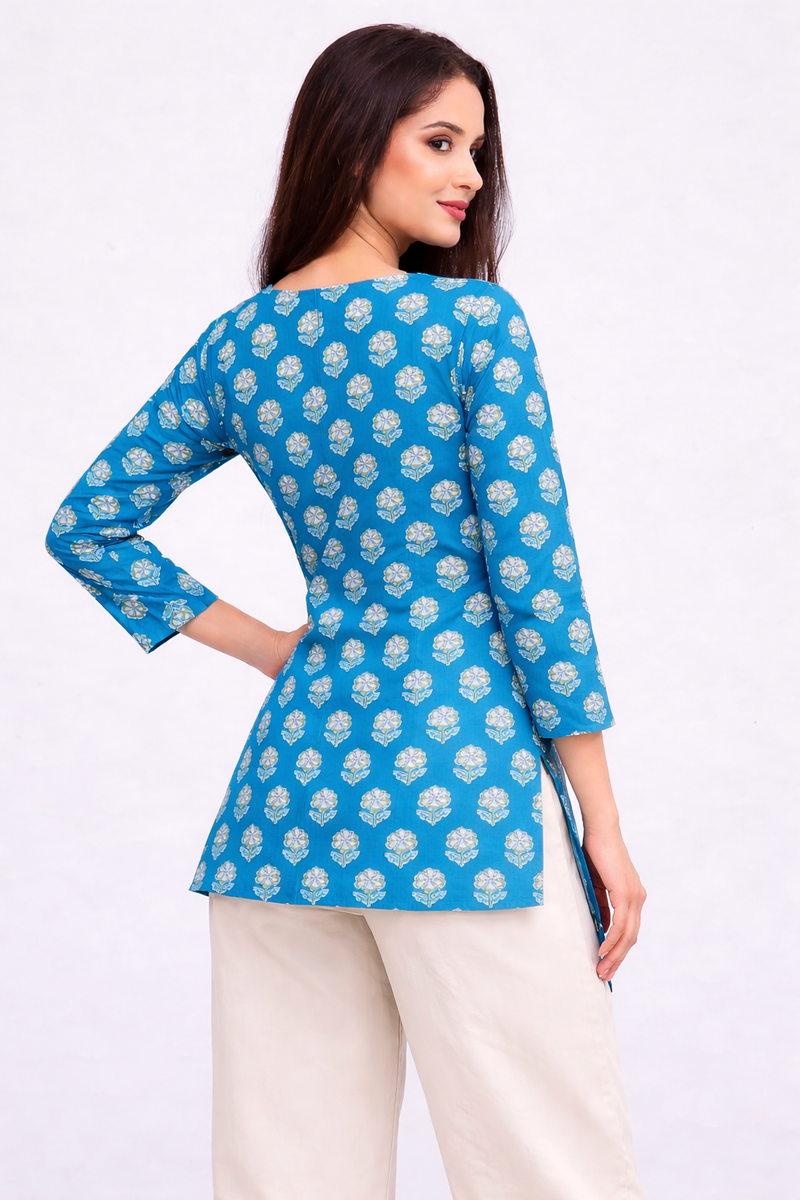 Ethnic Printed Cotton Kurti