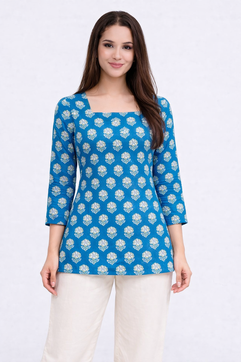 Ethnic Printed Cotton Kurti