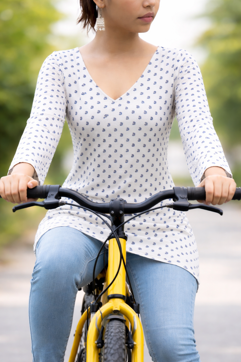 Ethnic Printed Cotton Kurti