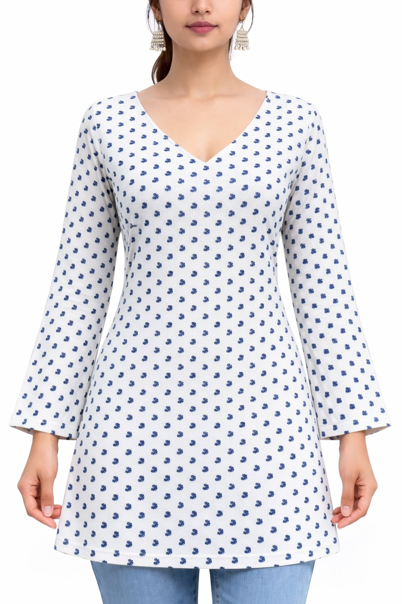 Ethnic Printed Cotton Kurti