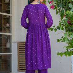 Chikankari Embroidered Kurta Palazzo Set with Dupatta