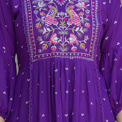 Chikankari Embroidered Kurta Palazzo Set with Dupatta
