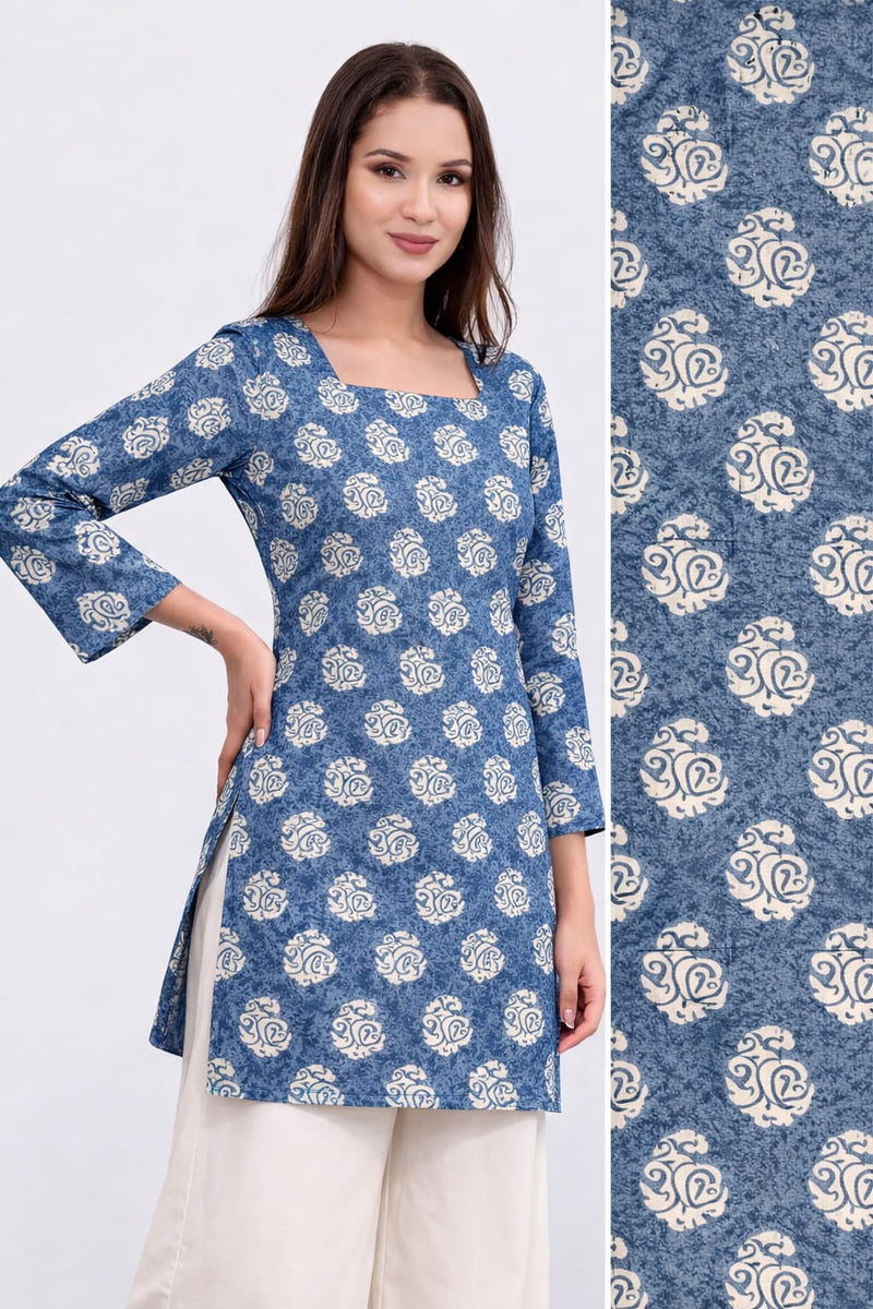 Ethnic Printed Cotton Kurti