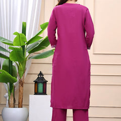 Elegant Green Embroidered Kurta Set for Women