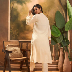 Ivory Embroidered Co-ord Set