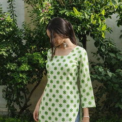 Women Premium Printed Cotton Kurtis